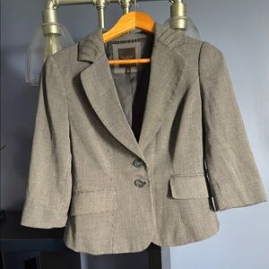 The Limited Gray Blazer Classic Professional Tailoring